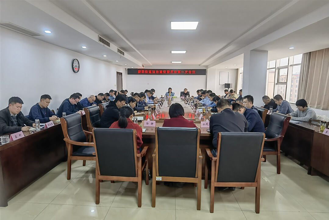 蒙阴街道召开法治建设委员会第一次会议